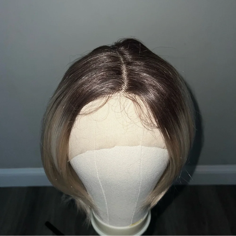 Stylish Lace Front Ombré Wig - Picture 5 of 14